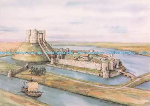 D113553 York Castle. Peter Russell. Maxiprint. York Castle Museum