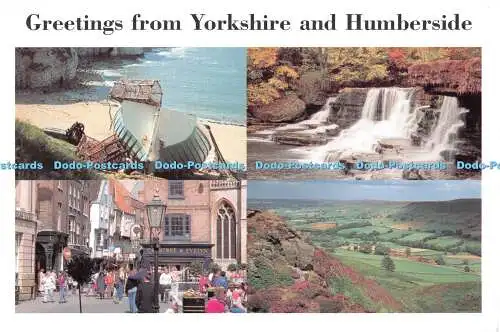 D114886 Grüße aus Yorkshire und Humberside. North Yorkshire. West Yorkshire