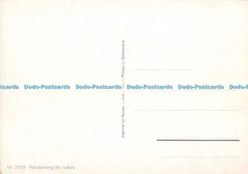 D114904 Nr. 2920. Werdenberg. St. Gallen. Stehli
