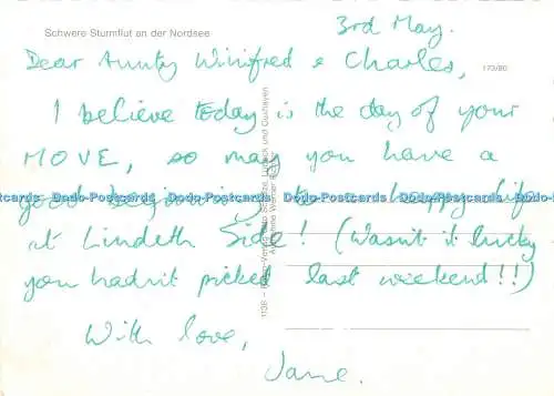 D113606 Schwere Sturmflut an der Nordsee. Rubin. Otto Schulze