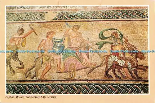 D117133 Paphos Mosaik. 3. Jahrhundert n. Chr. Zypern. Mona