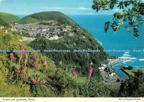 D118483 Devon. Lynton und Lynmouth. John Hinde. E. Ludwig