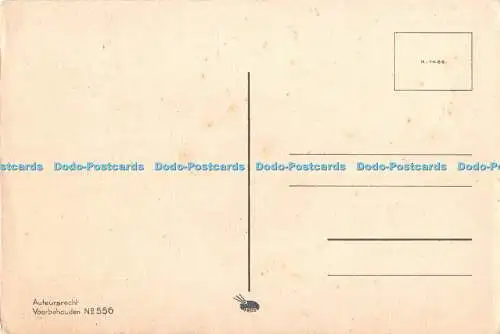 D114962 Nationalkostüme. Abbildung. Auteursrecht. Voorbehouden Nr. 556. Fre