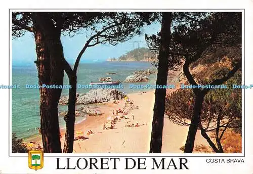 D113657 Lloret de Mar. Costa Brava. Nr. 46. Sa Boadella kleine Bucht. Cedosa. Comer