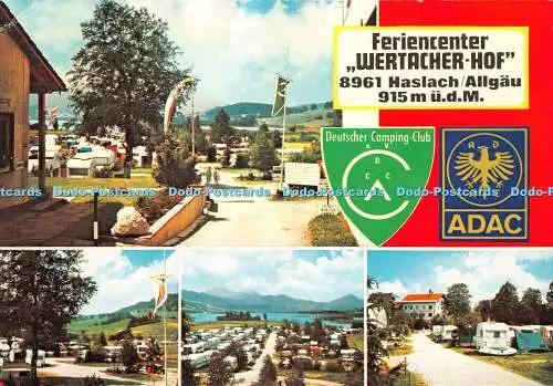 D118525 Feriencenter Wertacher Hof. Adac. Deutscher Camping Club. Haslach Grunte