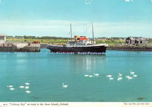 D118562 m. v. Galway Bay auf dem Weg zu den Aran Islands. Irland. Joan Willis. Hinde