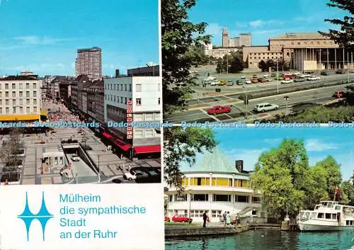 D118587 Mülheim die sympathische Stadt an der Ruhr. Heinrich Koch. 1989. Multi V