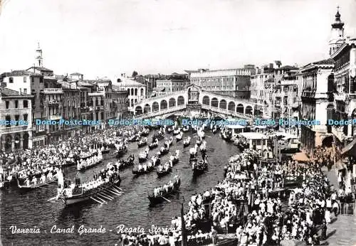 D117245 Venezia. Canal Grande. Regata Storica. Historische Regatta. V. F. 1962