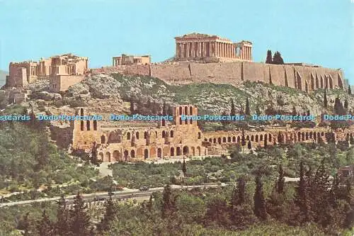 D115052 Athen. Gesamtansicht der Akropolis. 1986