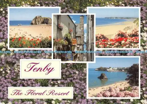 D113731 Tenby. Floral Resort. Offizieller Leitfaden für Tenby. Alan Shepherd. Multi View