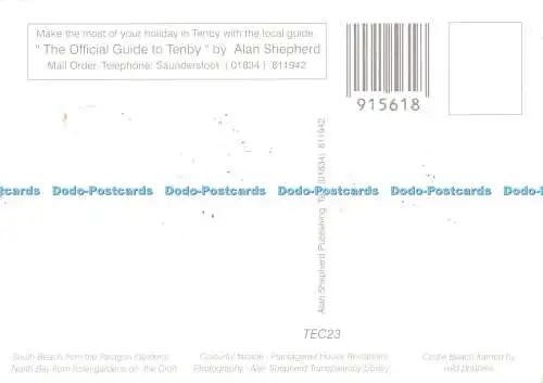 D113731 Tenby. Floral Resort. Offizieller Leitfaden für Tenby. Alan Shepherd. Multi View