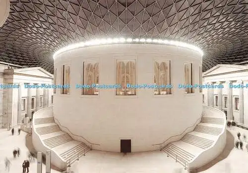 D117263 British Museum. Queen Elizabeth II Great Court. Nachtansicht von Sou