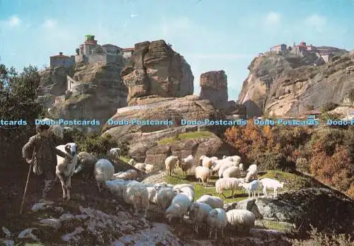 D115064 Meteora. Klöster von Varlaam und Verklärung. Stournaras