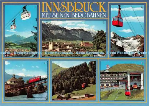 D115069 Innsbruck mit seinen Bergbahnen. Nordkettenbahn. Muttereralmbahn. Chizza