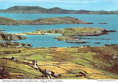 D117283 Hafen von Derrynane vom Coomikista Pass. Ring of Kerry. Irland. Hinde. N