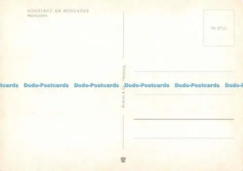 D115100 Konstanz am Bodensee. Marktstatte. Andres