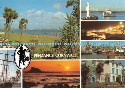 D118715 Penzance Cornwall. Postkarten Sammler Serie. Murray King. Multi View