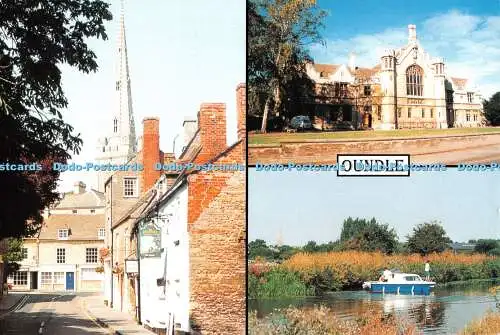 D115163 Roundle. Runde Schule. Fluss Nene. St. Osyth Lane. Fotografisches Erbe