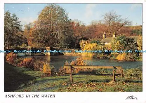 D118728 Ashford in Water. Sheepwash Bridge. Millstone Karten. 1996