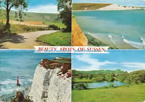 D118743 Beauty Spots of Sussex. Valentinstag. Englische Bildserie. 1968. Multi