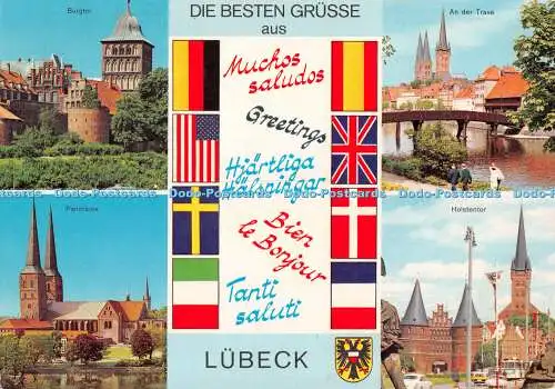 D118776 Die Besten Grusse aus Lübeck. Andres. Anco. Multi View