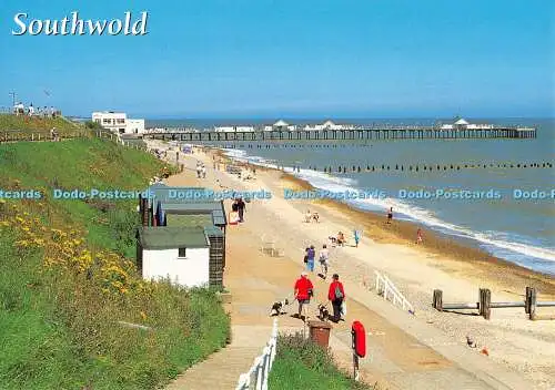 D115222 Southwold. Der Strand und Pier. J. Salmon. Kamerafarbe