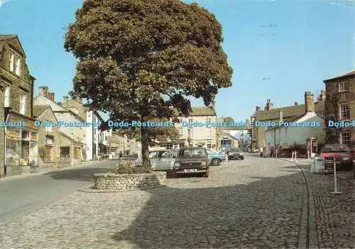 D117440 Vierkant. Grassington. Wharfedale. Yorkshire. Walter Scott. Farbserie