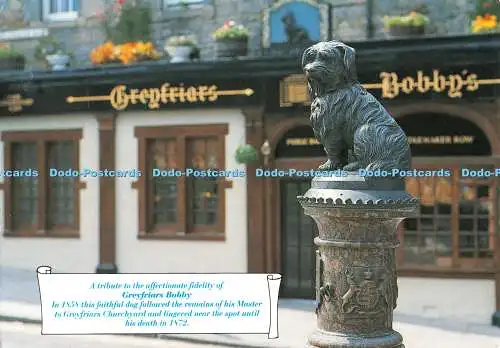 D118786 Eine Hommage an die liebevolle Treue von Greyfriars Bobby. Heil Caledonia.