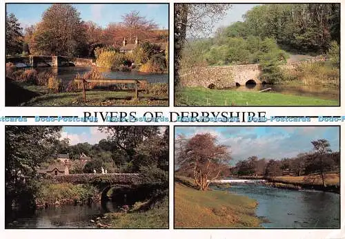 D115228 Flüsse von Derbyshire. The River Wye. Der Fluss Lathkill. Die Flusstaube.