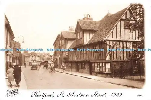 D115233 Hertford. St. Andrew Street. F. Frith. 1929