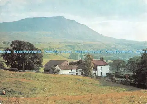 D118819 Ingleborough and Hill Inn in der Nähe von Ingleton. Yorkshire. Dixon. 1979