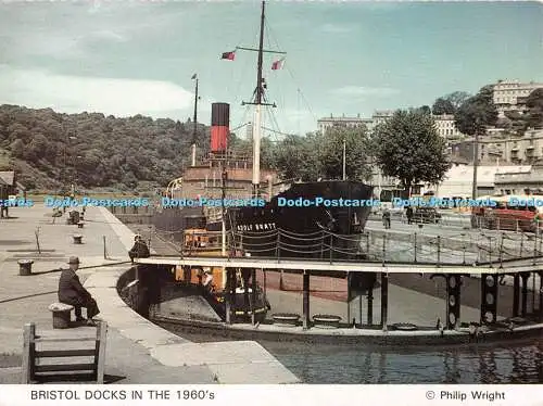 D117489 Bristol Docks in den 1960er Jahren. Philip Wright. Petershospiz. Jennings