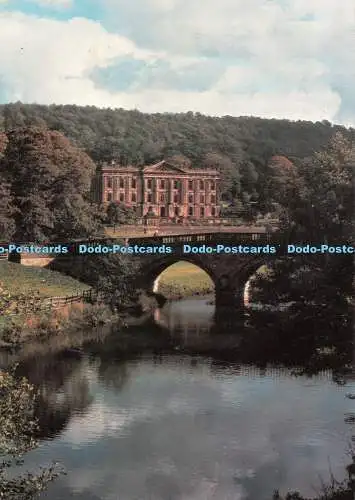 D117546 Chatsworth. Das Haus und die Brücke. English Life Publications