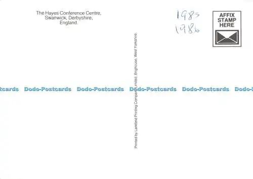 D115338 England. Derbyshire. Swanwick. Das Konferenzzentrum Hayes. Larkfield pr