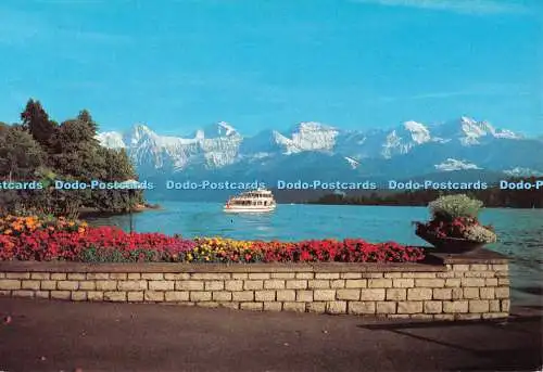 D118901 Berner Oberland. Schweiz. Am Thunersee. Rowesa AG