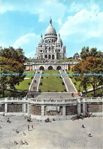 D117576 Paris. Sacre Coeur et Square St. Pierre. EDUG. Nr. 1. 1961