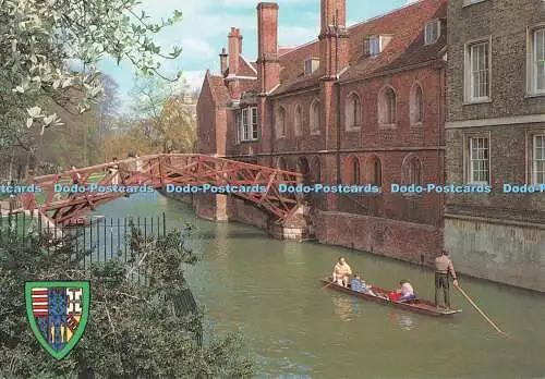 D118920 Mathematische Brücke. Queens College. Cambridge. Lachs