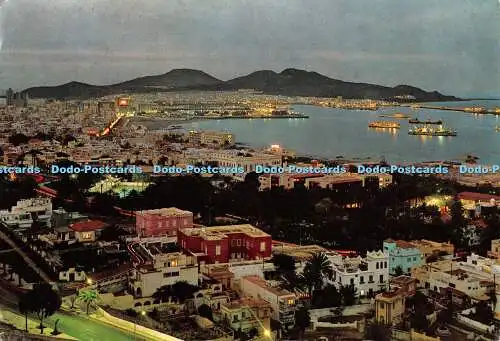 D115382 Las Palmas de Gran Canaria. Port de la Luz. Gartenstadt in der Nacht. RO FOT