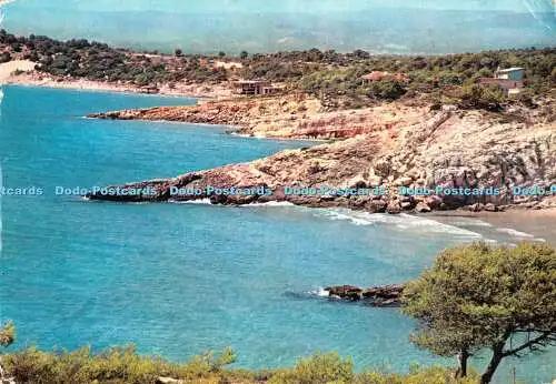 D115386 Salou. Tarragona. The Coast Detail Einheit der Kuste. Arribas. Chinch