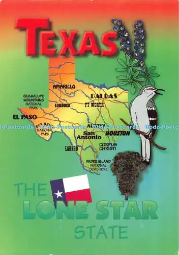 D117633 Texas. The Lone Star State. Smith Southwestern