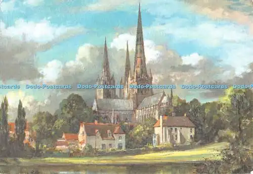 D119044 Lichfield Cathedral von Mill Pond. Royle Publications. Max Hofler