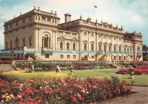 D119049 Yorkshire. Harewood House. Die Südfront. Sommermorgen. Jarrold. Kinderbett