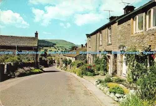 D119079 Appletreewick Main Street. ein weiteres beliebtes Dorf am Fluss Wharfe.