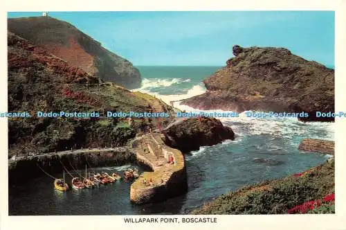D115537 Boscastle. Willapark Point. Photo Precision Limited. Colourmaster Intern