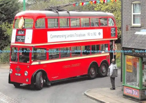 D115564 London Trolleybus 1521 Baujahr 1940. East Anglia Transport Museum