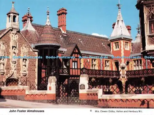 D115630 John Foster Almshouses. Jennings. Mrs. Oswen Gibby