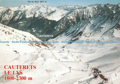 D115681 Cauterets le Lys. Pic du Midi. La station vue des Cretes. A. Doucet. Edl