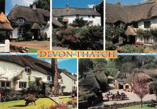 D115683 Devon Thatch. John Hinde. Multi View