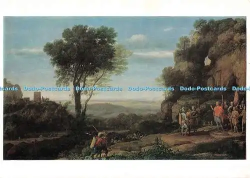 D119378 Nationalgalerie. Landschaft. David in der Höhle von Adullam. Karten-Nr. 1293