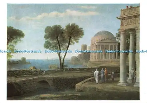 D119398 Nationalgalerie. Landschaft. Aeneas bei Delos. Karten-Nr. 1167. Claude